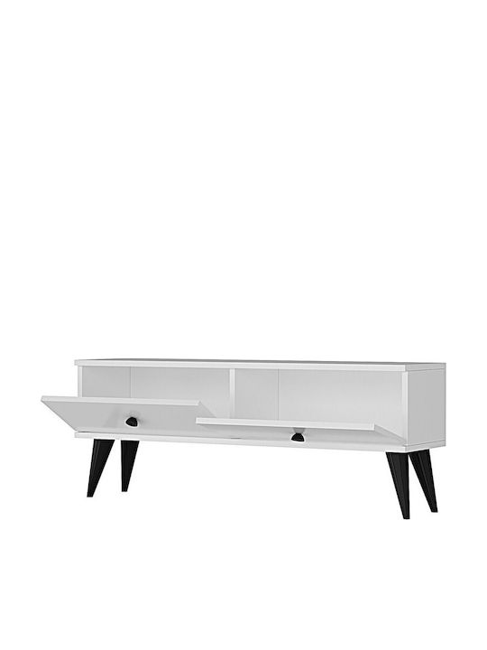 Έπιπλο Τηλεόρασης Μαύρο Μ120xΠ30xΥ41cm