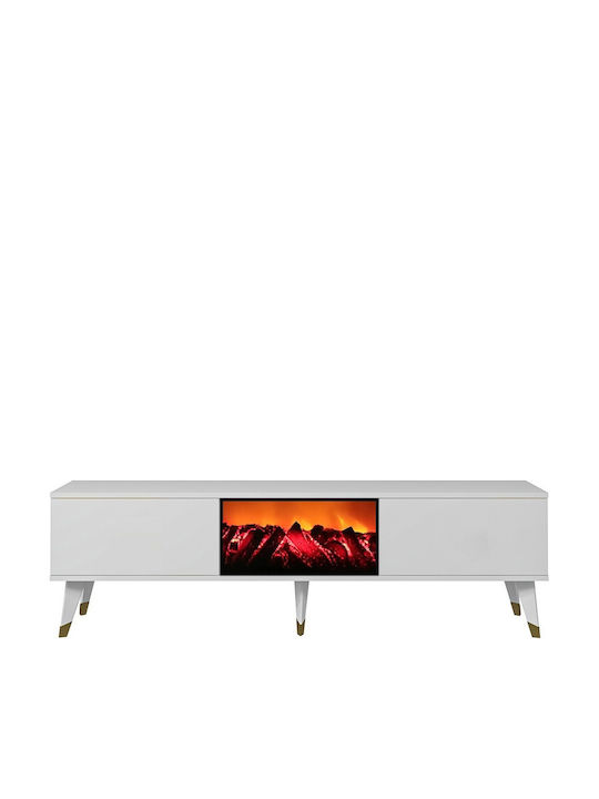 Έπιπλο Τηλεόρασης Μπλε Μ150xΠ30xΥ46cm
