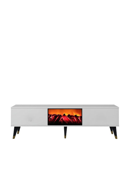 Blue TV Stand L150xD30xH46cm