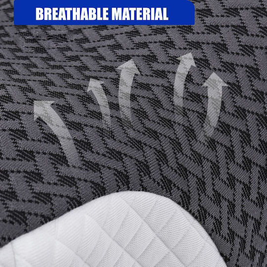 Linomag Ортопедична възглавница с Memory Foam 62x41x8см в Бял цвят