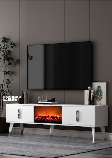 Stand TV Albastru L150xA30xÎ46cm