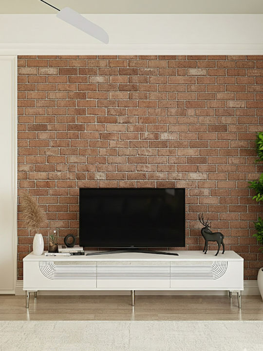 Gold TV Stand L180xD30xH41cm