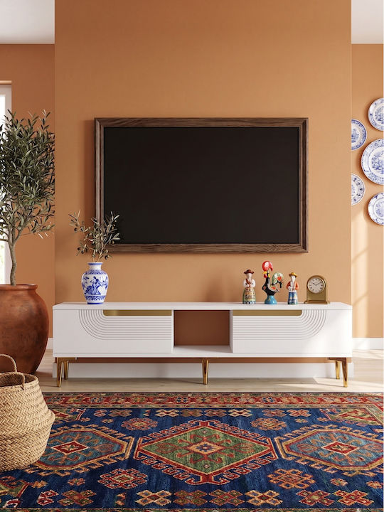 Έπιπλο Τηλεόρασης Travertine Μ150xΠ30xΥ41cm