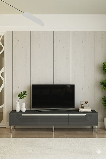 Stand TV De Podea Auriu 180x30x41cm