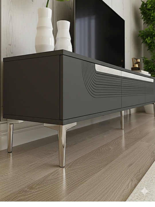 Gold TV Stand L180xD30xH41cm