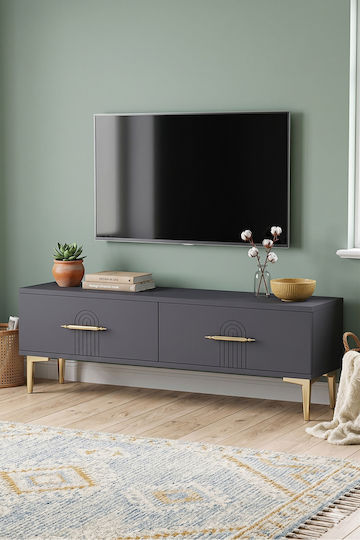 TV-Ständer Gold M120xP30xH41cm