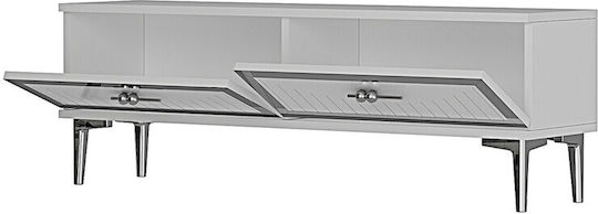 Έπιπλο Τηλεόρασης Χρυσό Μ120xΠ30xΥ41cm
