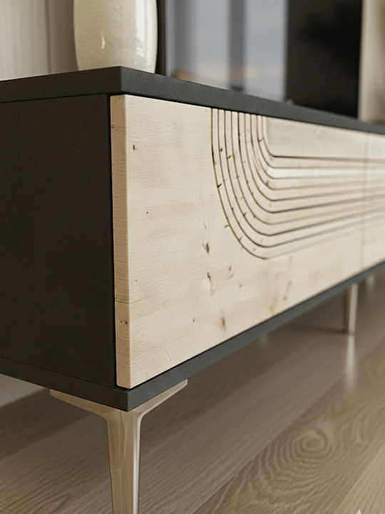 Gold TV Stand L180xD30xH41cm