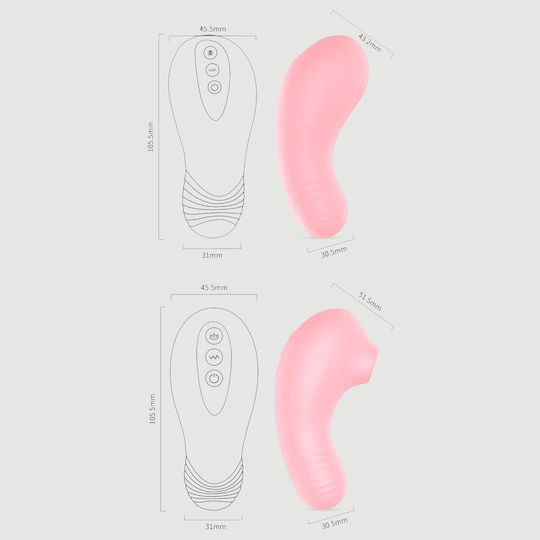 Clitoral Suction Stimulator Vibration Siris Mini Clitoral Suction Stimulator Vibrating Tip Pink