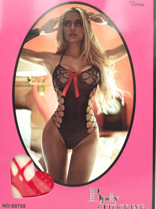 Sexy Mesh Lingerie Red