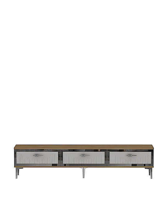 Έπιπλο Τηλεόρασης Χρυσό Μ180xΠ30xΥ41cm