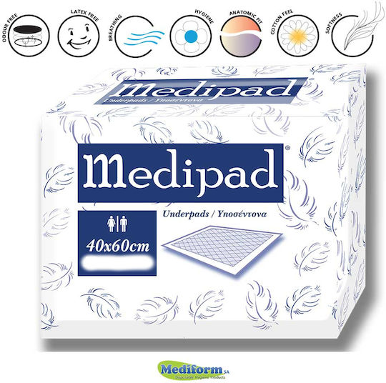 Mediform Υποσέντονα Ακράτειας 40x60cm 360τμχ