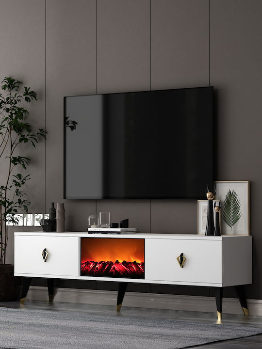 Stand TV Albastru L150xA30xÎ46cm