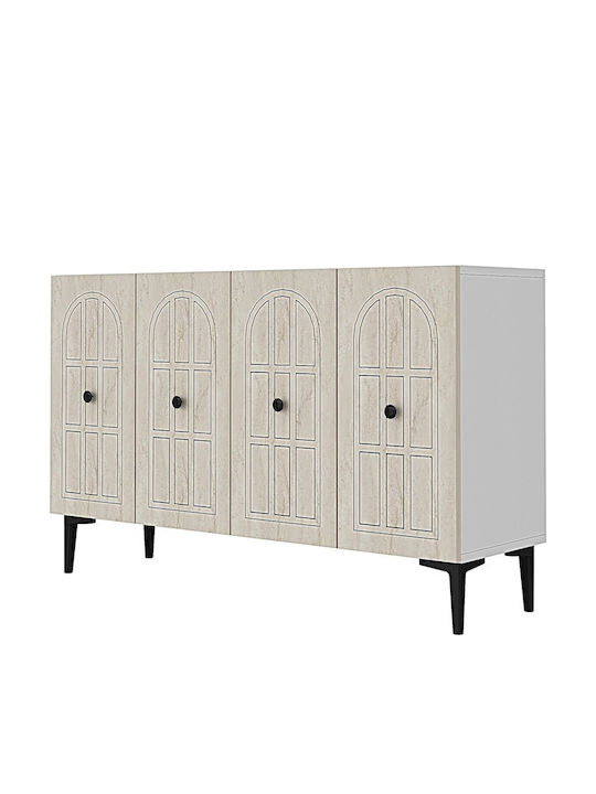 Brown TV Stand L120xD32xH75cm