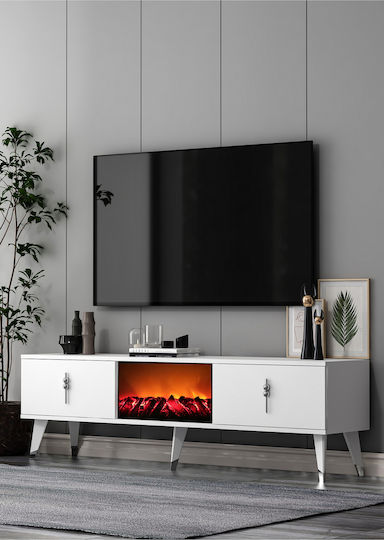 Blue TV Stand L150xD30xH46cm