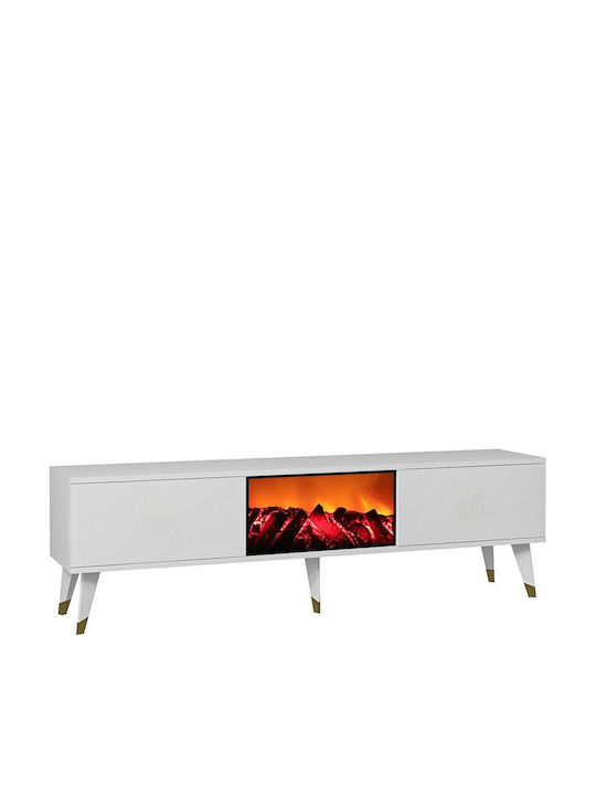 Έπιπλο Τηλεόρασης Συνθετικό Ξύλο Μ150xΠ30xΥ46cm