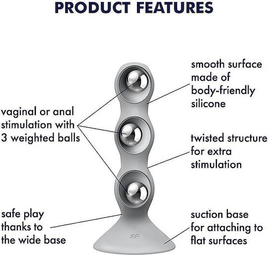 Satisfyer Πρωκτικό Dildo Γκρι
