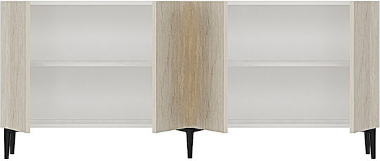 Έπιπλο Τηλεόρασης Καφέ Μ180xΠ32xΥ15cm