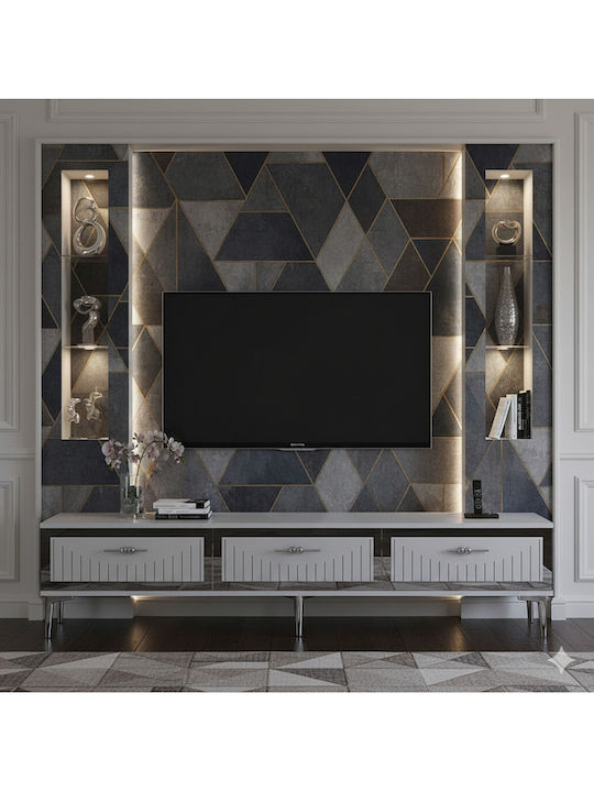 Gold TV Stand L180xD30xH41cm