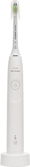 Philips Sonicare Periuță de dinți electrică cu Senzor de Presiune și Husă de Călătorie Albă