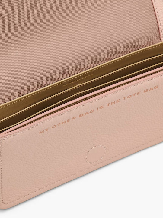 Leather Women's Crossbody Bag Pink