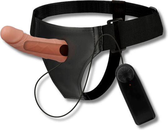 Dildo Realistc Strap On Cu Vibrație Reglabilă Extensie Penis Cu Veni Proeminente Detasabil Fără BPA Rezistent La Apă Stimulare Unică Plăcere Ușor De Curățat Telecomandă Inclusă 15 X 4.5 Cm Nudet