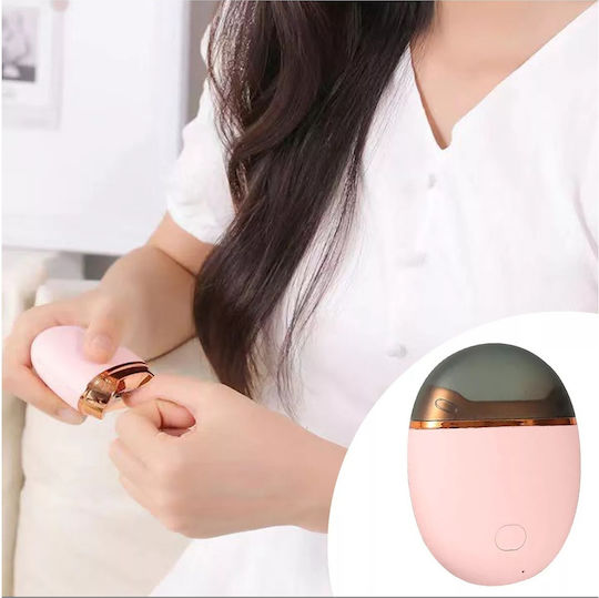Elektrischer Nagelknipser Zola USB Aufladung Kunststoff 8,5x6 cm Rosa