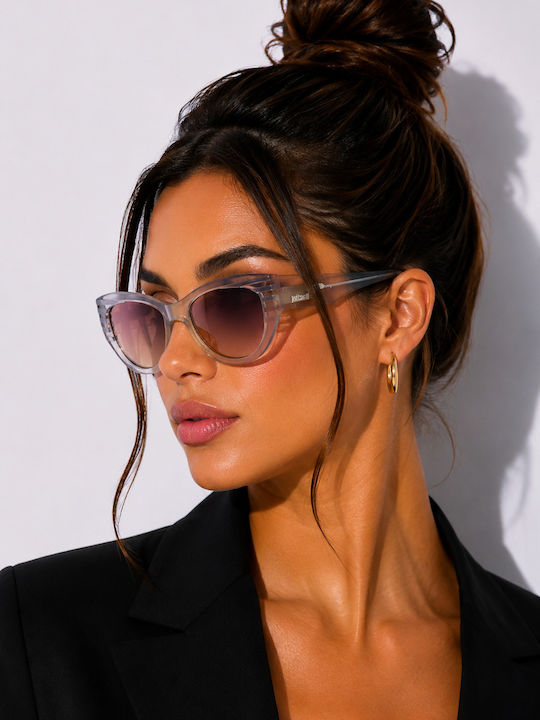 Just Cavalli Women's Sunglasses with Transparent Plastic Frame