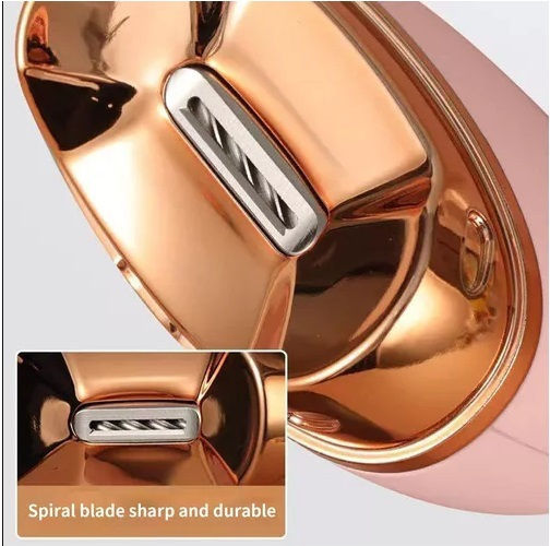 Elektrischer Nagelknipser Zola USB Aufladung Kunststoff 8,5x6 cm Rosa