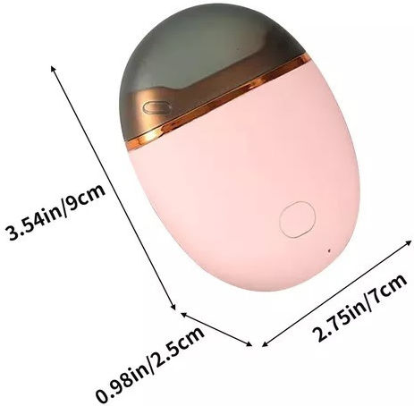 Elektrischer Nagelknipser Zola USB Aufladung Kunststoff 8,5x6 cm Rosa