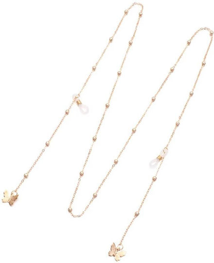 Goldene Brillen Kette