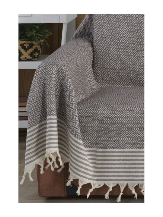 SteweHome Three-Seater Sofa Throw 180x300cm Bouldan