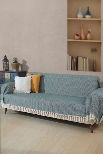 SteweHome Ριχτάρι Τριθέσιου Καναπέ 180x300εκ. Πράσινο