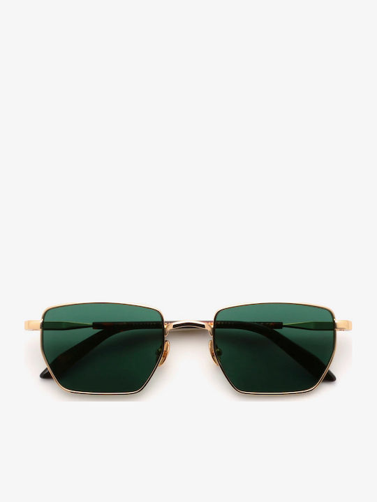 Gast Aether Unisex Γυαλιά Ηλίου με Χρυσό Σκελετό και Πράσινο Φακό AET02