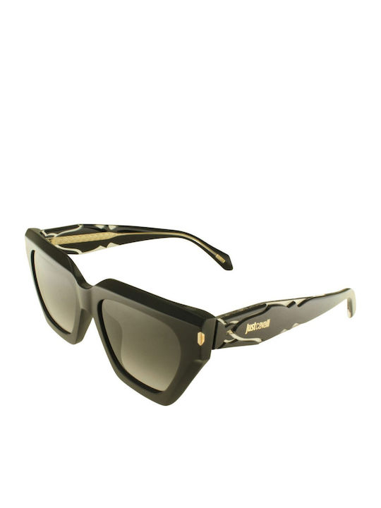 Just Cavalli Women Sunglasses with Black Frame and Transparent Gradient Lens JC171 0700