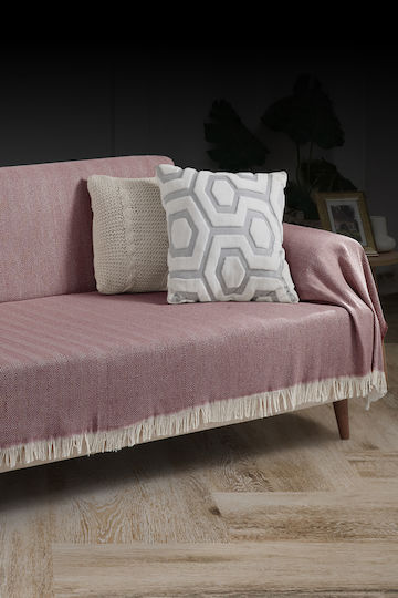 SteweHome Τριθέσιου Καναπέ Π180xΜ300cm Μπορντό SteweHome Τριθέσιου Καναπέ Π180xΜ300cm Μπορντό