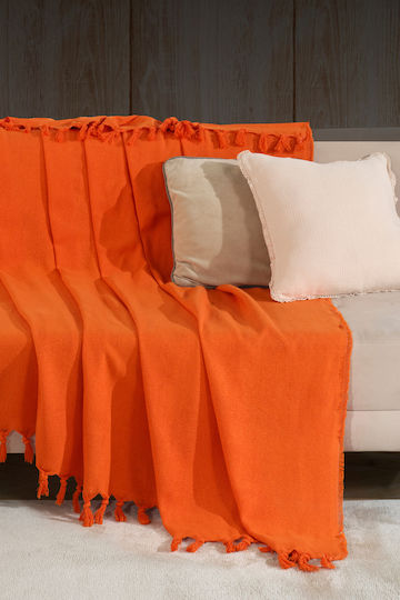 SteweHome Sesselüberwurf P180xM215cm Orange SteweHome Sesselüberwurf P180xM215cm Orange
