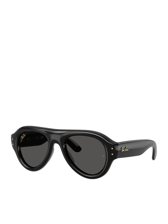 Ray Ban Unisex Γυαλιά Ηλίου με Μαύρο Κοκκάλινο Σκελετό