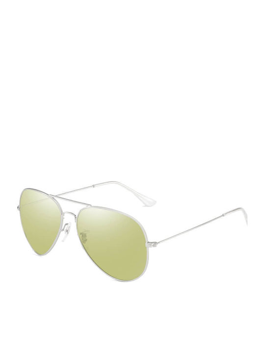 Moscow Mule Drive Wear Γυαλιά Ηλίου Ασημί με Μεταλλικό Σκελετό Moscow Mule Drive Wear Γυαλιά Ηλίου Ασημί με Μεταλλικό Σκελετό
