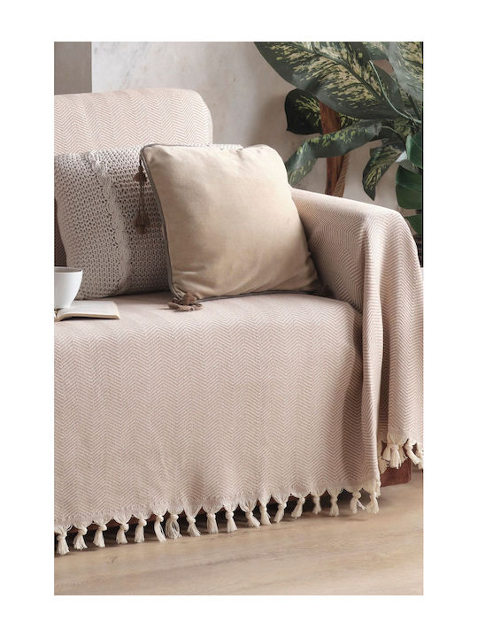SteweHome Ριχτάρι Τριθέσιου Καναπέ 180x300εκ. Ριγέ