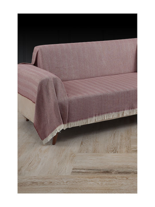 SteweHome Three-Seater Sofa Throw 180x300cm 100% Cotton