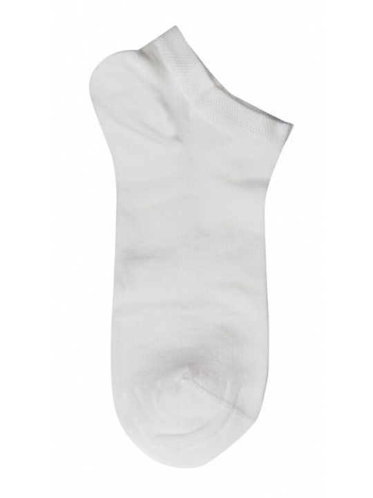 ME-WE Ανδρικές Μονόχρωμες Κάλτσες White 3Pack