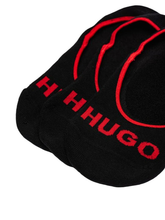 Herrensocken Hugo 3er-Pack Sl Plush Logo Cc Schwarz 50514921-001