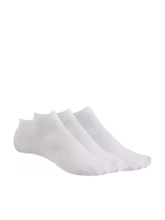 ME-WE Ανδρικές Μονόχρωμες Κάλτσες White 3Pack