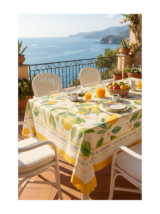 SteweHome Yellow Tablecloth 140x200cm