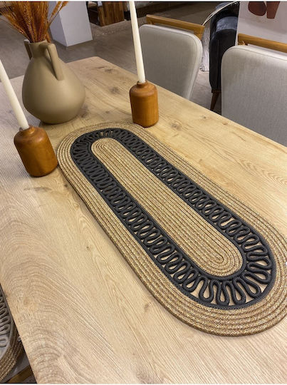 SteweHome Cotton Silver Tablecloth 80x30cm
