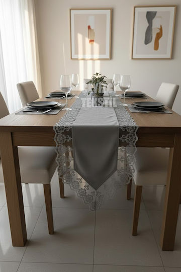 SteweHome Ράνερ Γκρι 100x33εκ. SteweHome Ράνερ Γκρι 100x33εκ.
