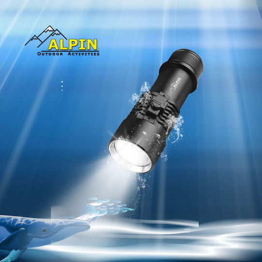 Alpin Φακός LED με Μέγιστη Φωτεινότητα 1600lm