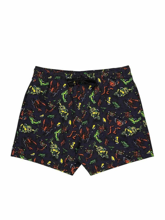 Costum De Baie Bărbați Pantaloni Scurți Negru