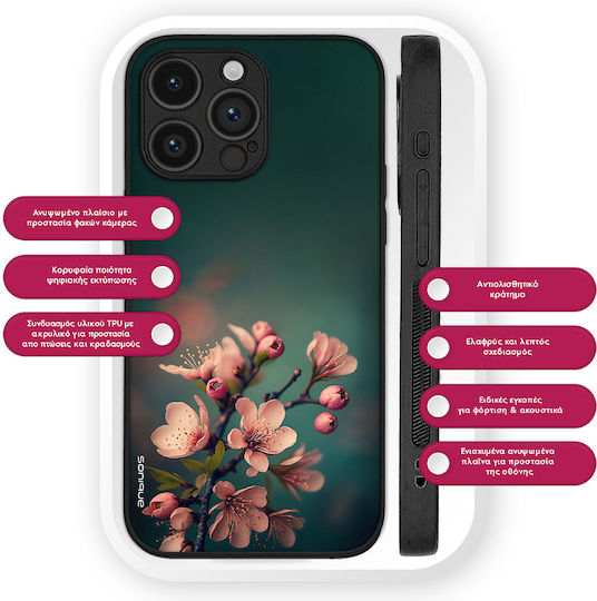 Sonique Case Sunset In Eden Series Vivo Y35 4g Vivo Y22 Vivo Y22s Almond Blossom